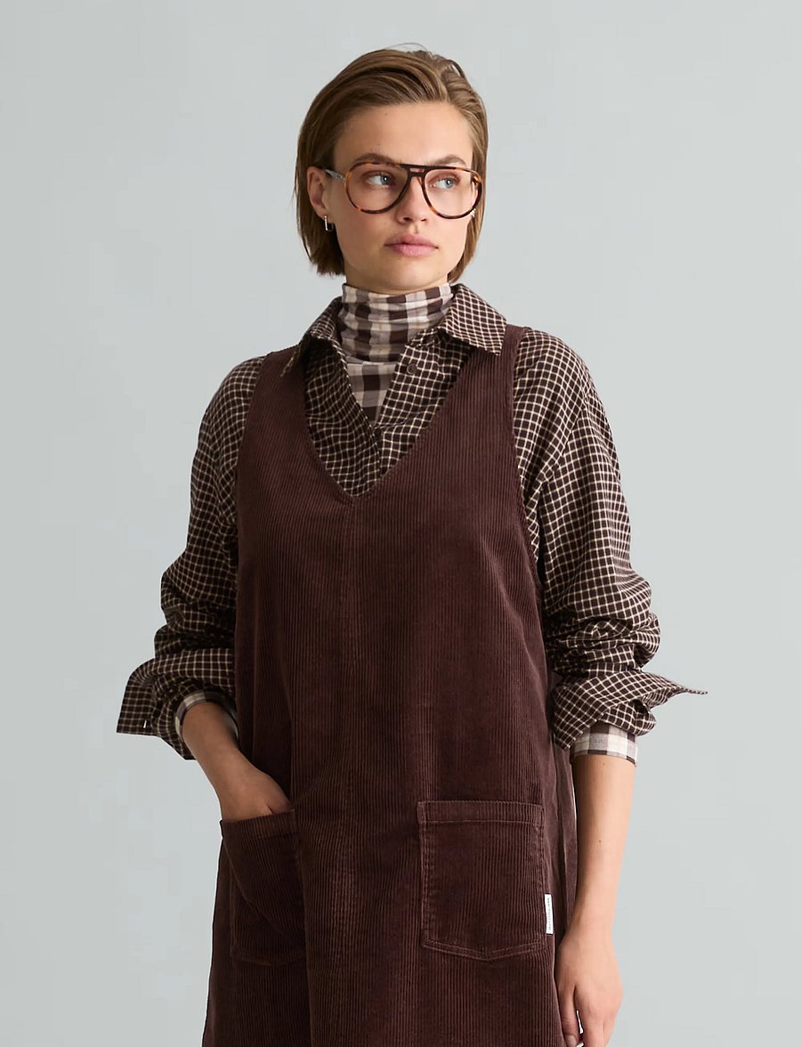 Marc O'Polo - Woven Dresses - short dresses - espresso brown - 5