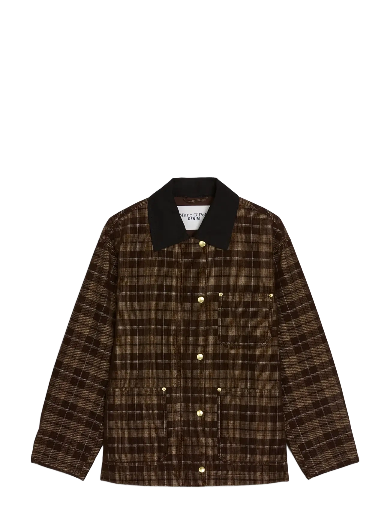 Marc O'Polo - Woven Outdoor Jackets,Corduroy CheckBarn - utility-jacken - medium brown_multi_01 - 1