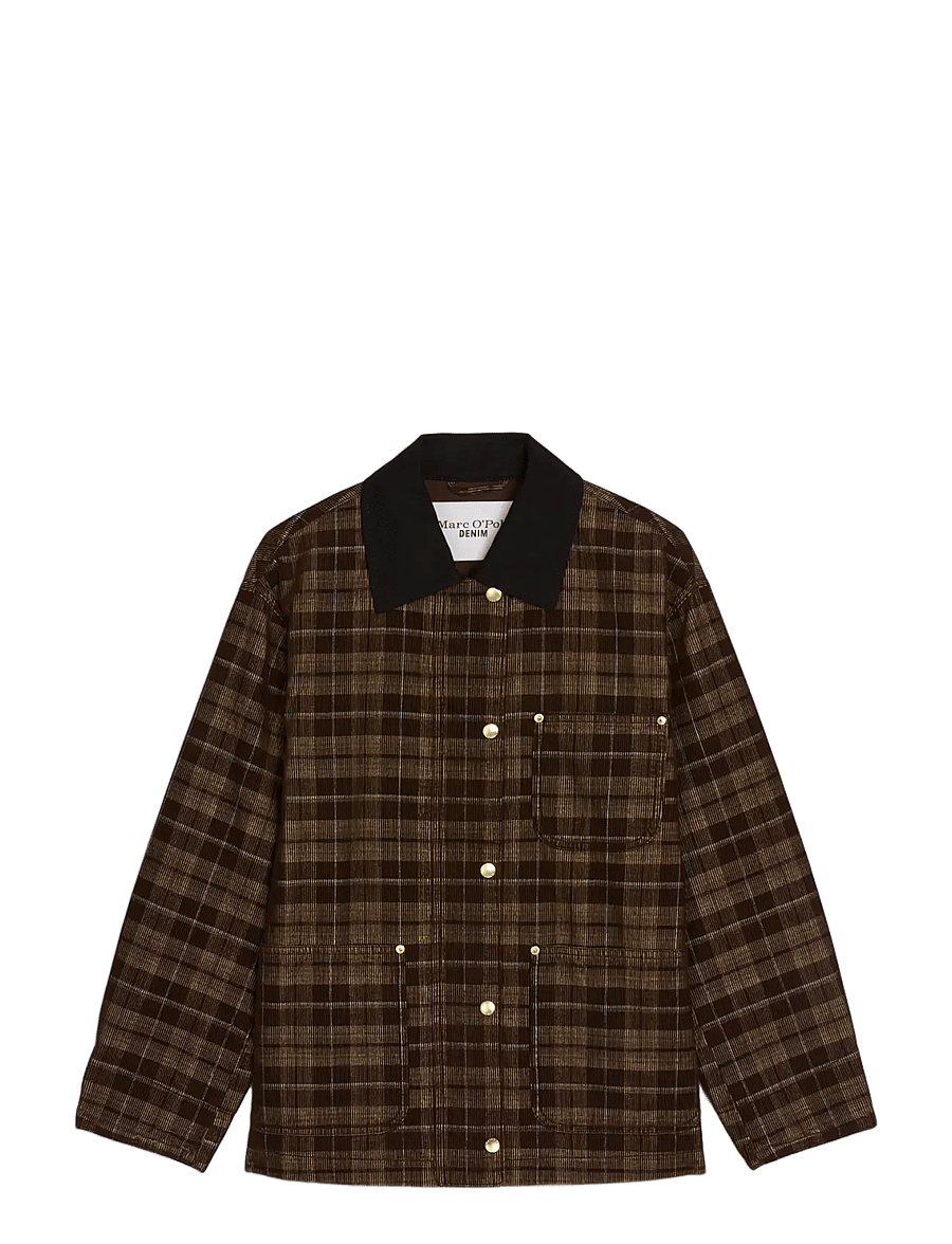 Marc O'Polo - Woven Outdoor Jackets,Corduroy CheckBarn - utility-jacken - medium brown_multi_01 - 1
