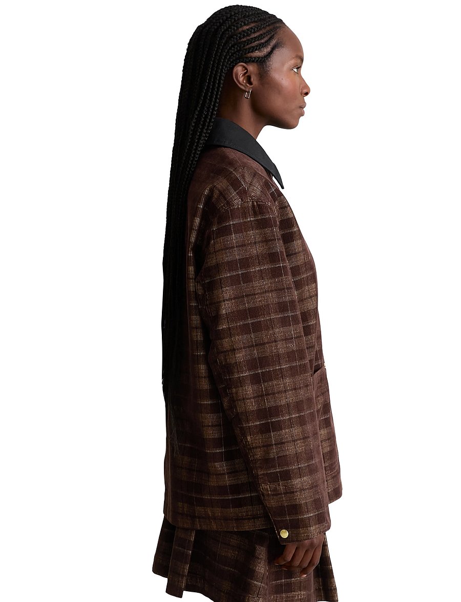 Marc O'Polo - Woven Outdoor Jackets,Corduroy CheckBarn - utility-jacken - medium brown_multi_01 - 4