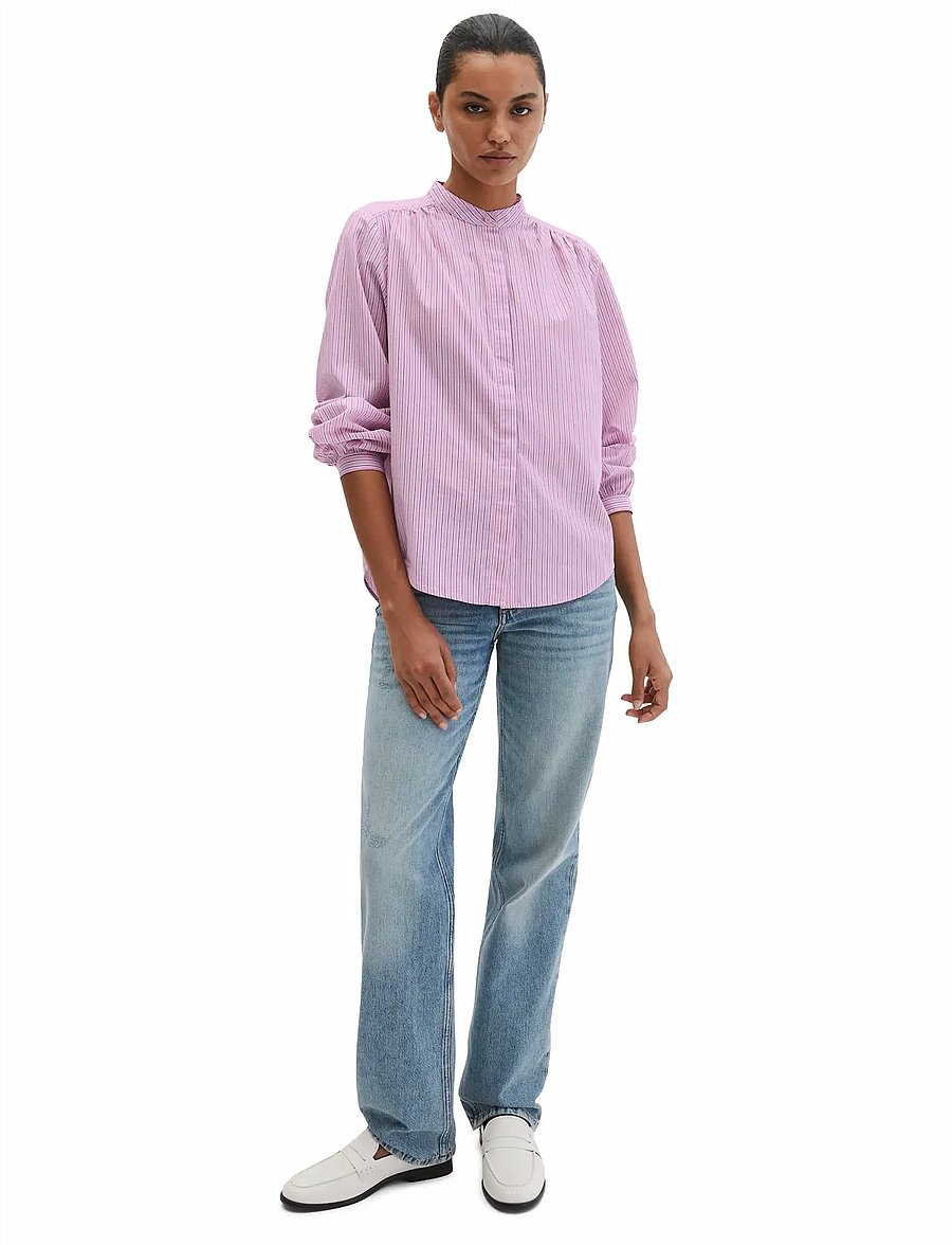 Marc O'Polo - SHIRTS/BLOUSES LONG SLEEVE - langärmelige blusen - multi/ mellow rose - 5