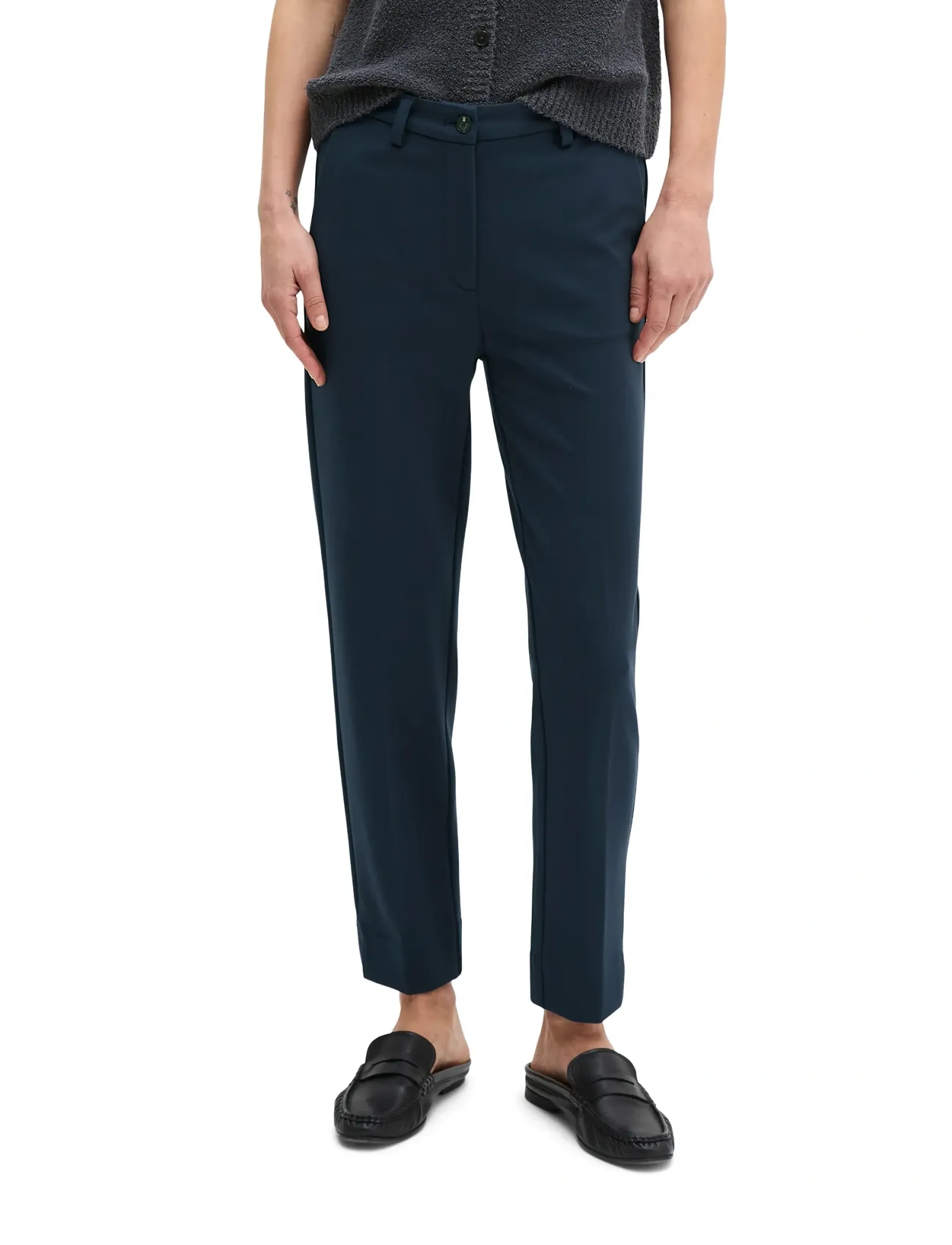 Marc O'Polo Woven Pants, 40, Trousers, Marineblau - Slim Fit Frauen