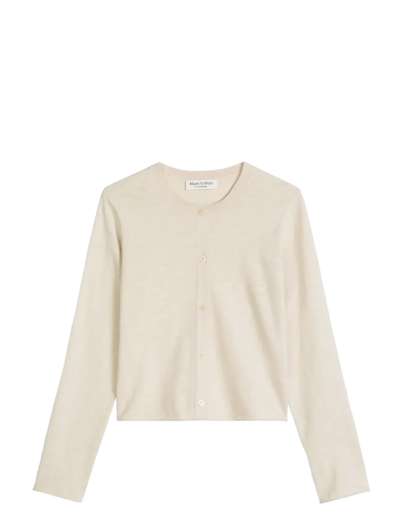 Marc O'Polo CARDIGANS LONG SLEEVE - Cardigans - GRAY SILK / cream