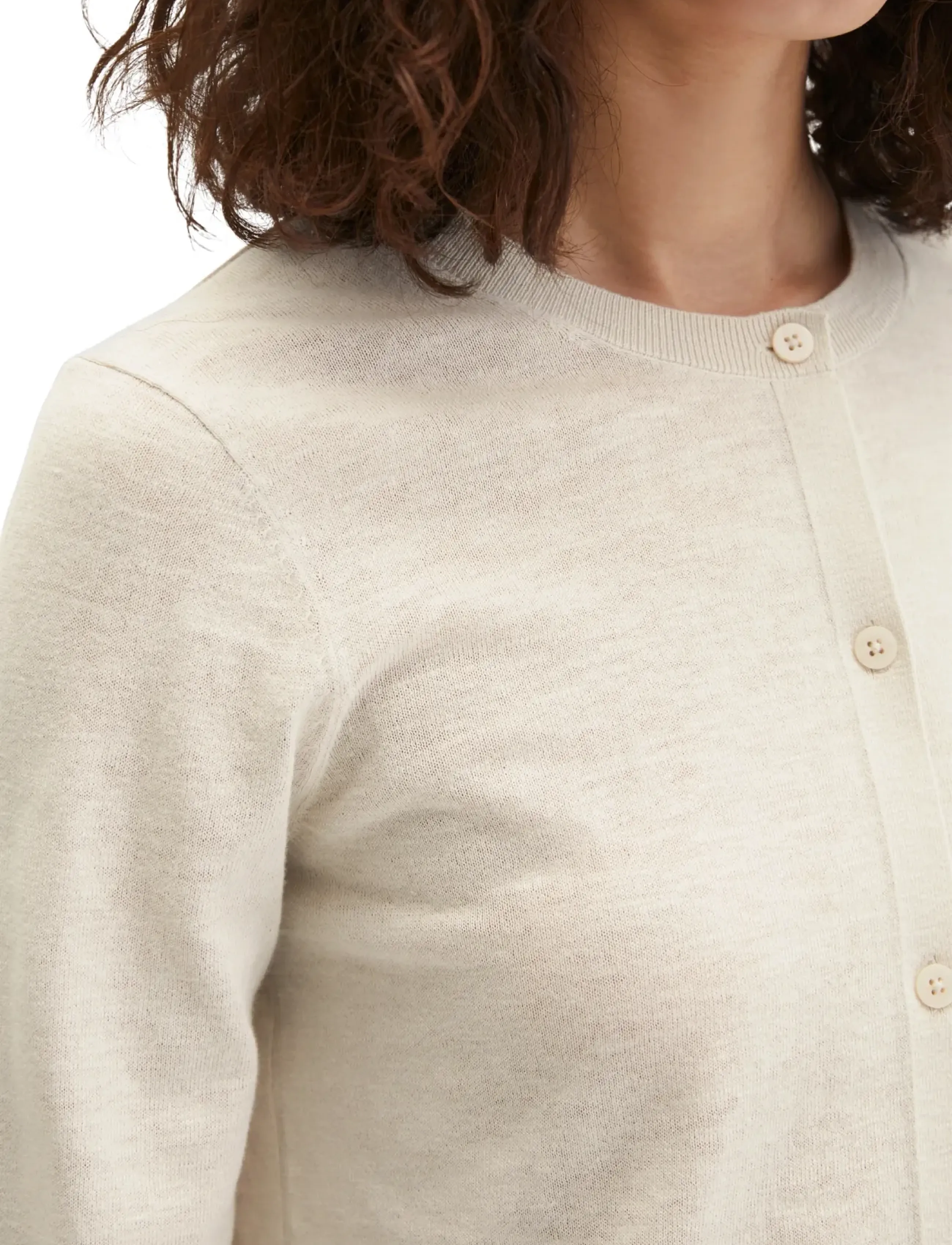 Marc O'Polo - CARDIGANS LONG SLEEVE - cardigans - gray silk - 3