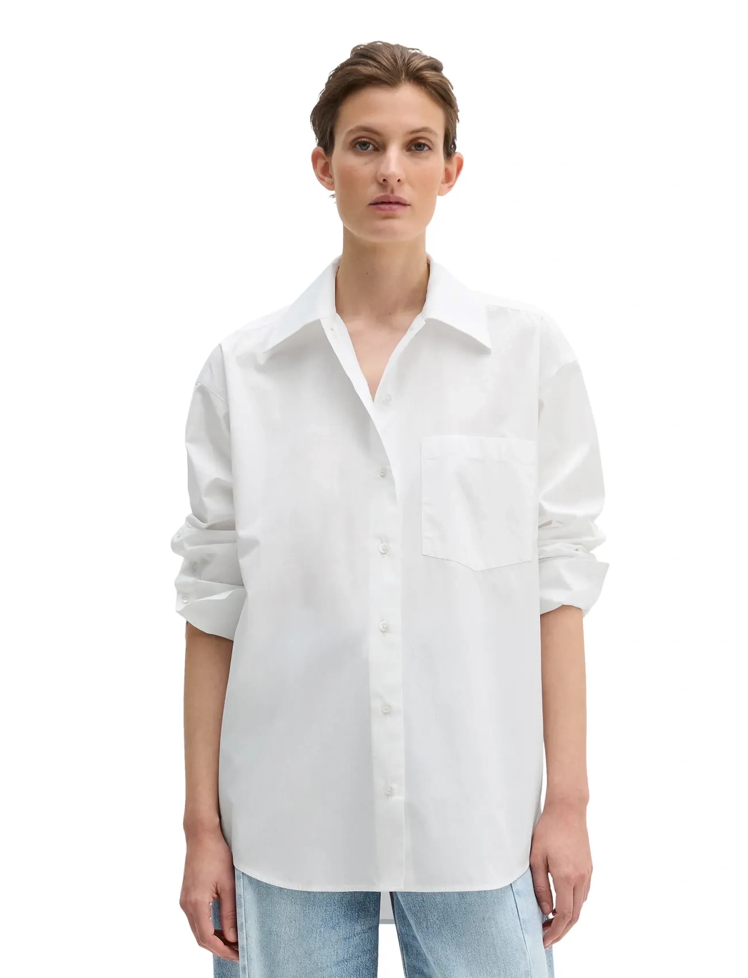 Marc O'Polo Shirts/Blouses Long Sleeve, 42, Blouses, Weiß - Long-sleeved, Frauen