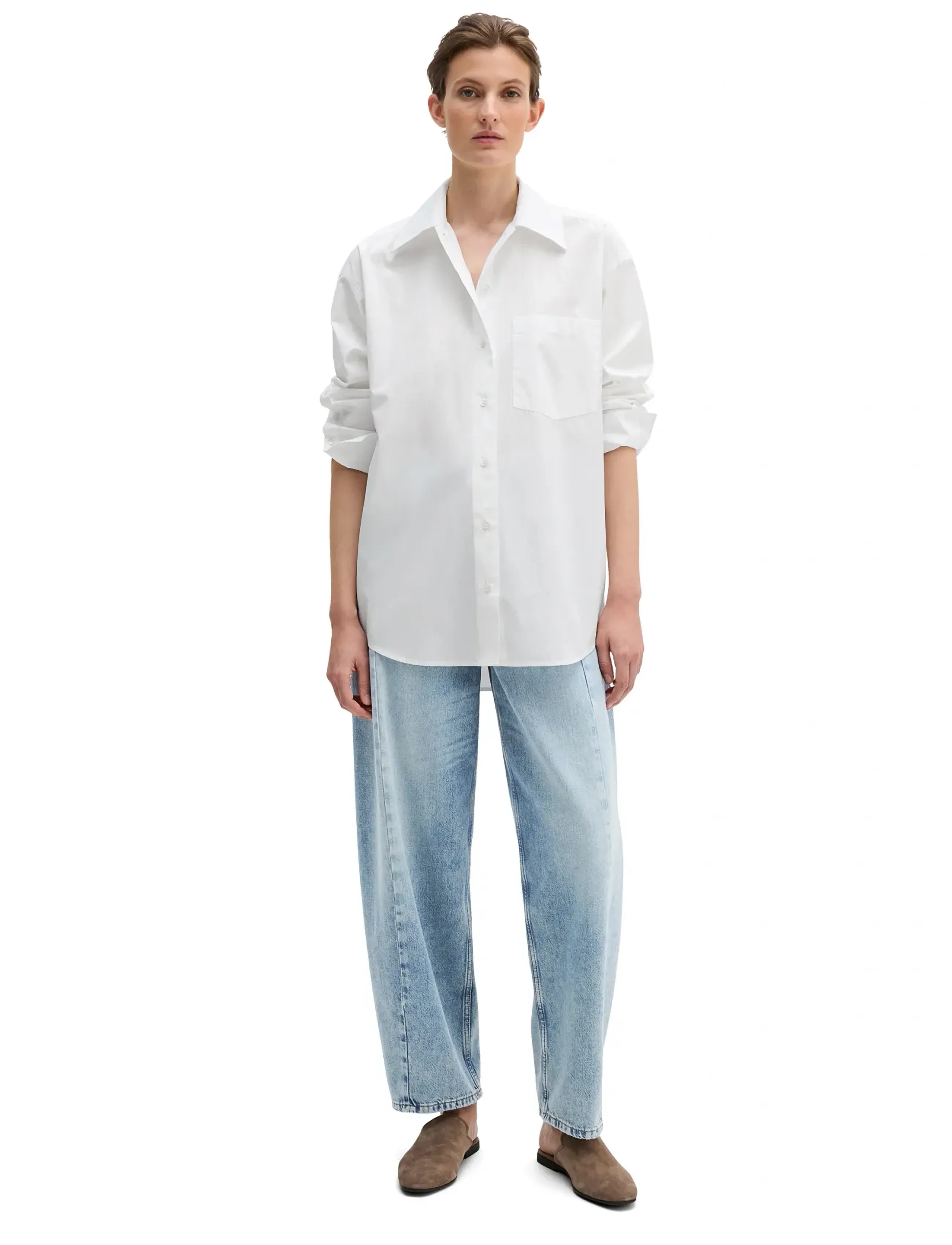 Marc O'Polo - SHIRTS/BLOUSES LONG SLEEVE - long sleeved blouses - white - 4