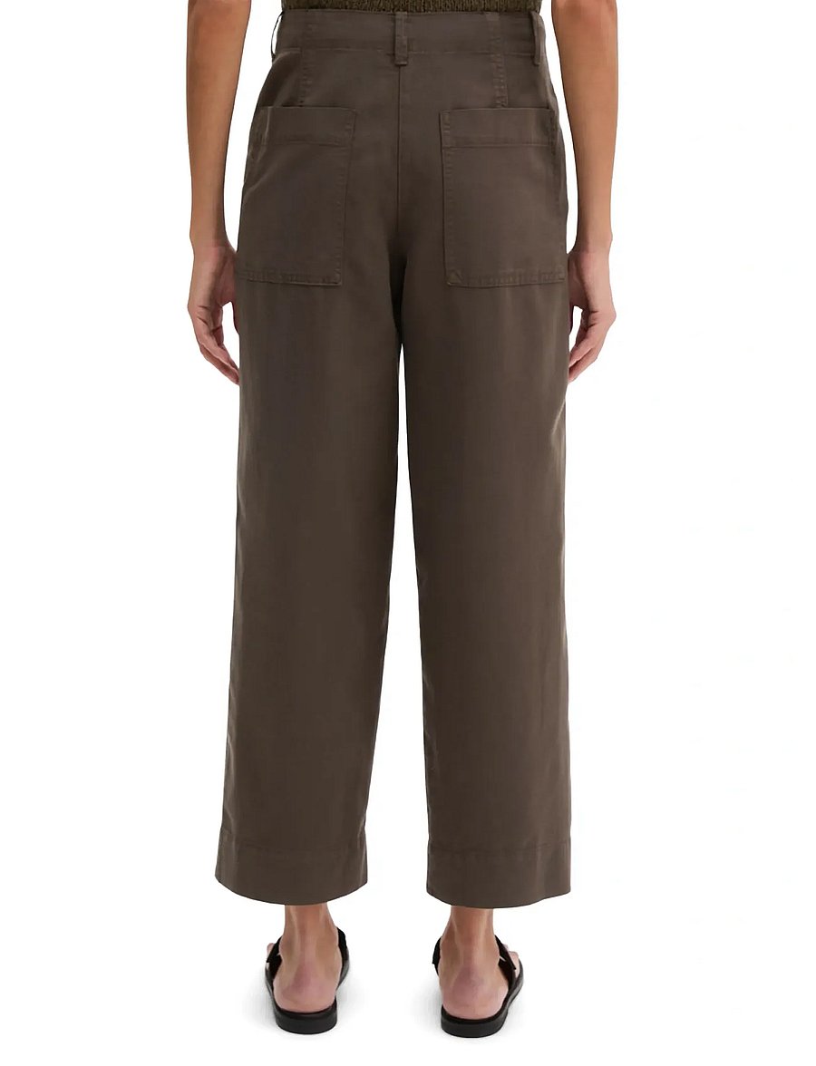 Marc O'Polo - WOVEN PANTS - culottes - burnt coffee - 2
