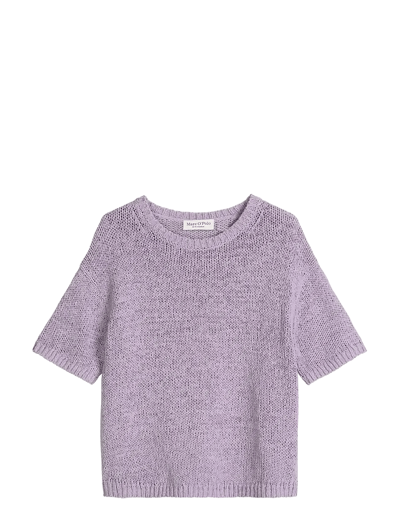 Marc O'Polo - PULLOVER SHORT SLEEVE - striktrøjer - dusty lavender - 1