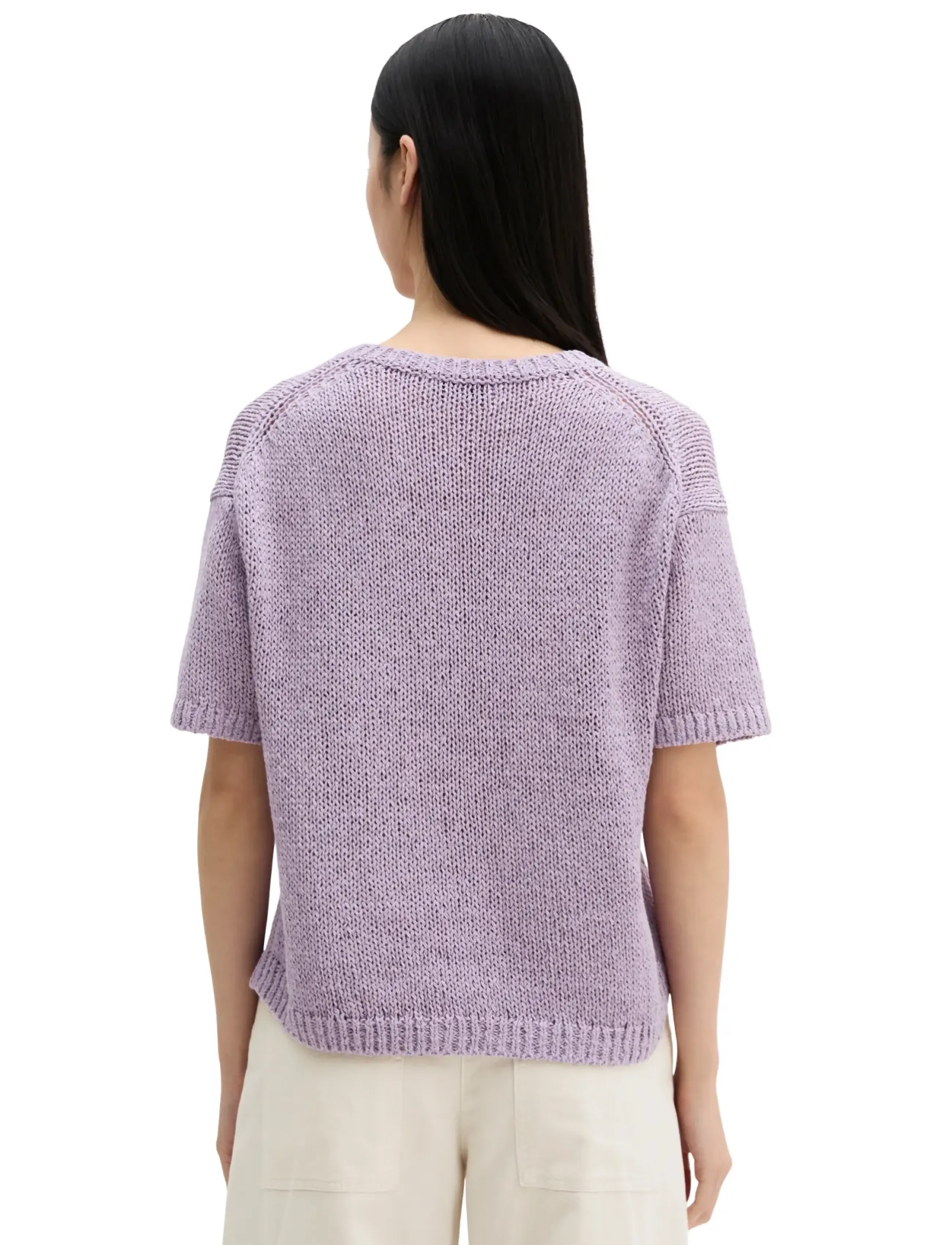 Marc O'Polo - PULLOVER SHORT SLEEVE - peysur - dusty lavender - 2