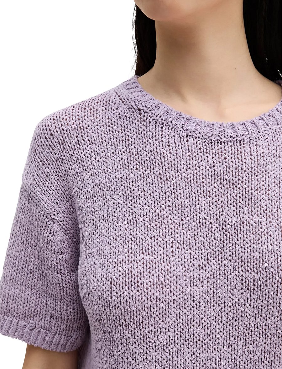 Marc O'Polo - PULLOVER SHORT SLEEVE - peysur - dusty lavender - 3
