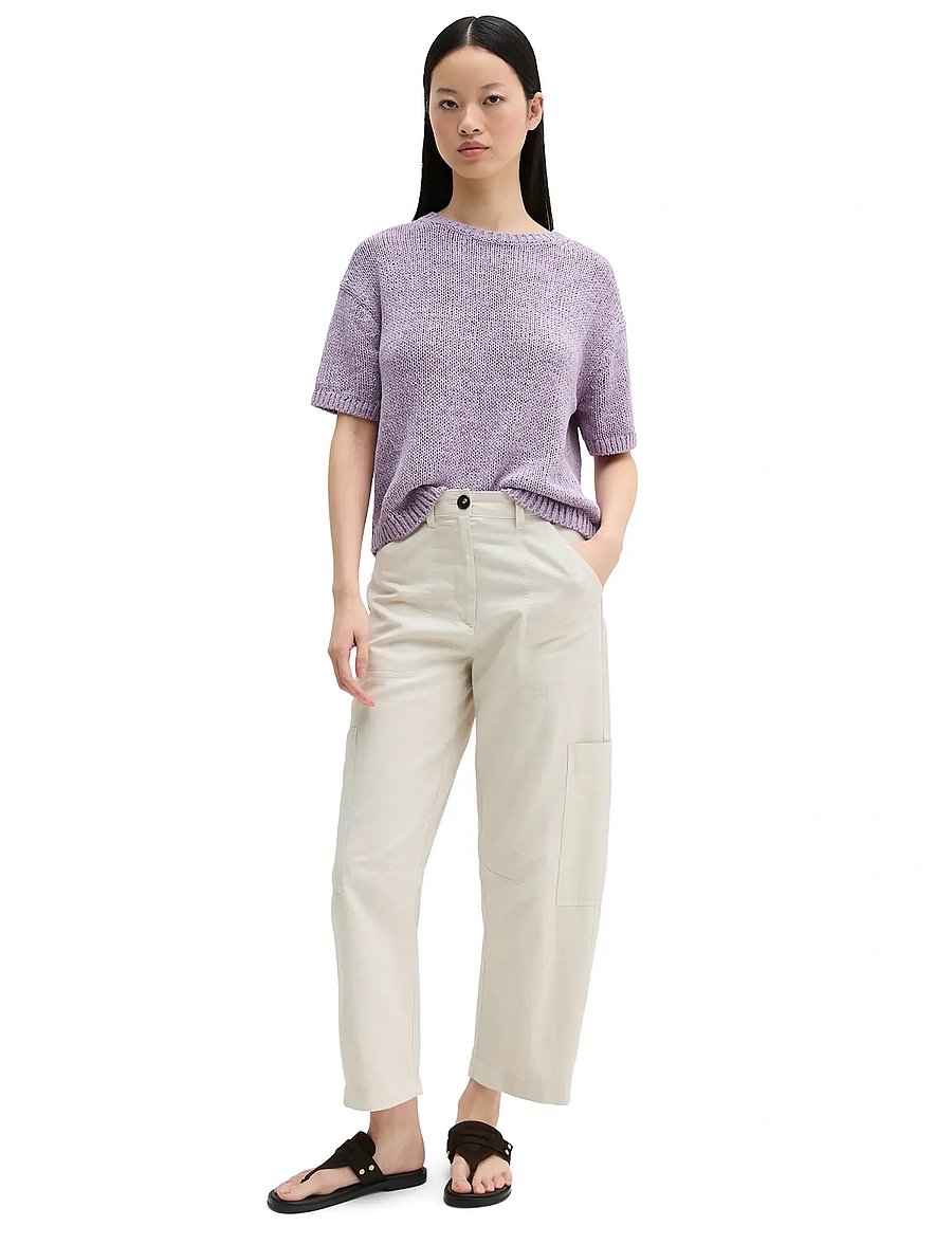 Marc O'Polo - PULLOVER SHORT SLEEVE - jumpers - dusty lavender - 4