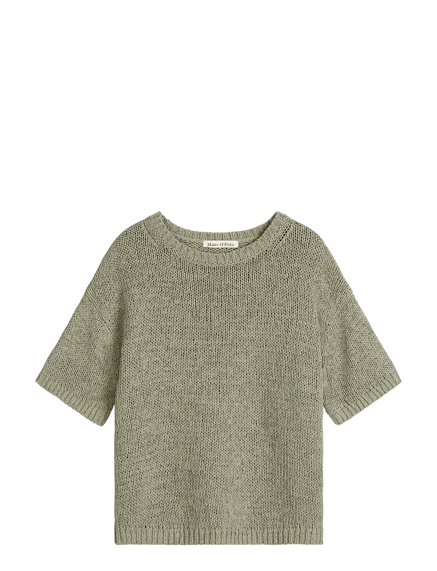 Marc O'Polo - PULLOVER SHORT SLEEVE - pullover - fresh sage - 1
