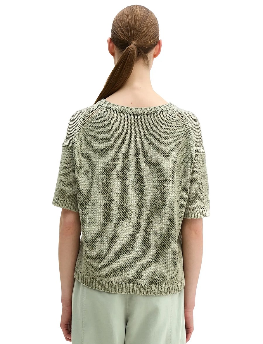 Marc O'Polo - PULLOVER SHORT SLEEVE - pullover - fresh sage - 2