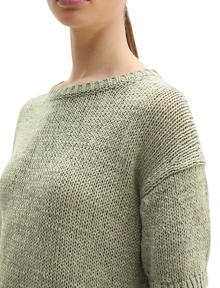 Marc O'Polo - PULLOVER SHORT SLEEVE - pullover - fresh sage - 3
