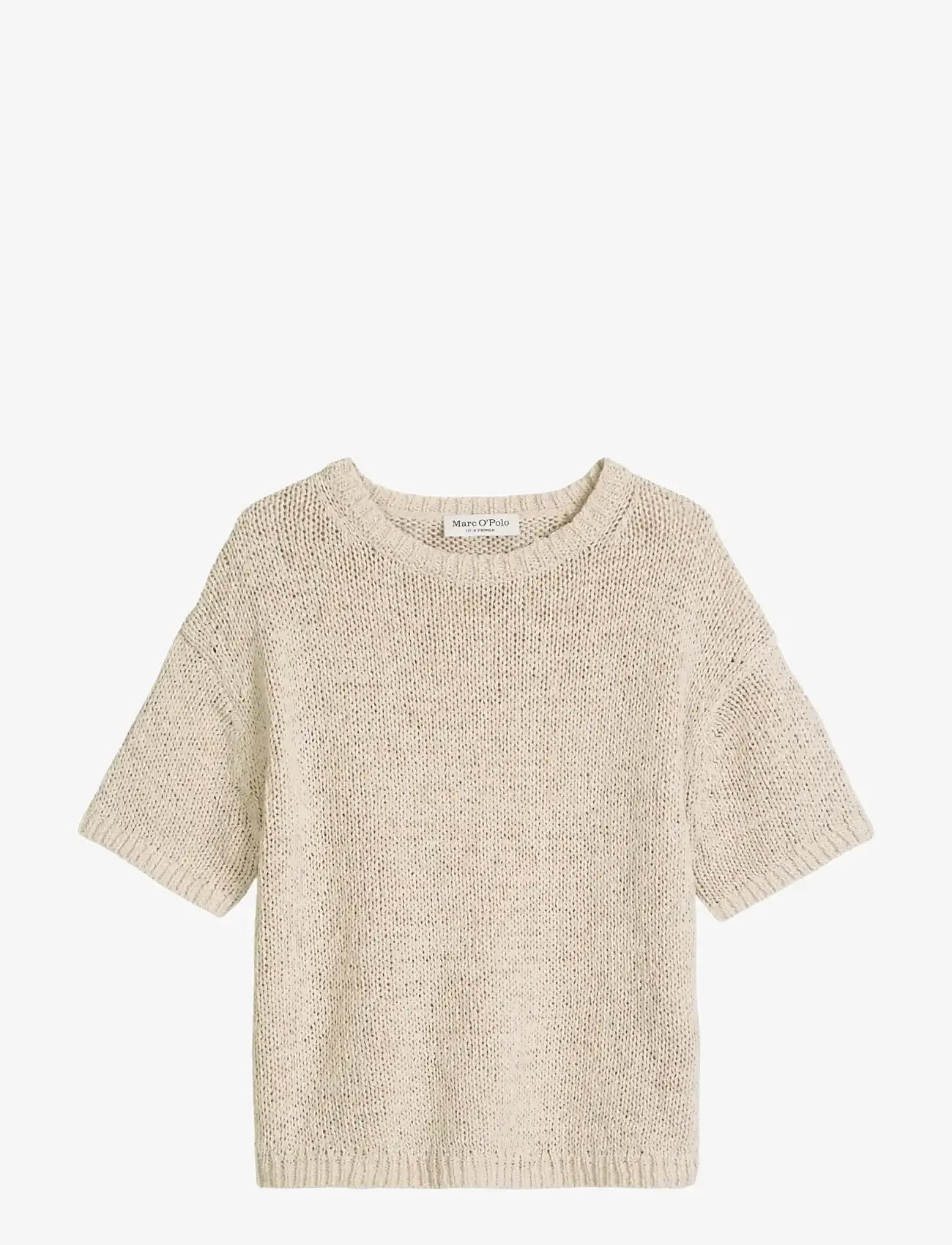 Marc O'Polo - PULLOVER SHORT SLEEVE - pullover - gray silk - 1