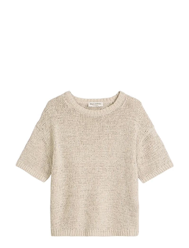 Marc O'Polo - PULLOVER SHORT SLEEVE - pullover - gray silk - 1