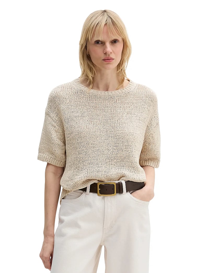 Marc O'Polo - PULLOVER SHORT SLEEVE - pullover - gray silk - 0