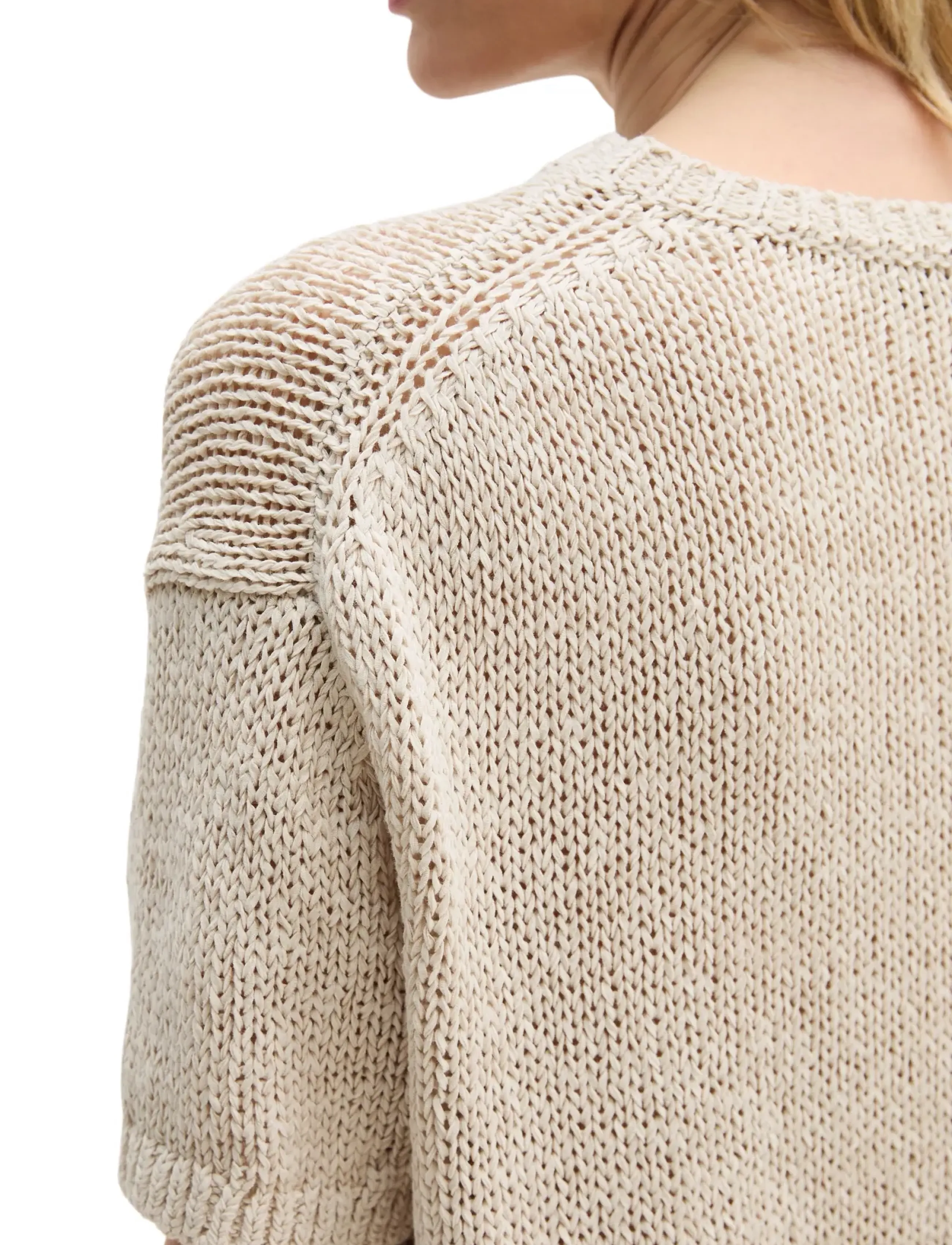Marc O'Polo - PULLOVER SHORT SLEEVE - džemprid - gray silk - 3