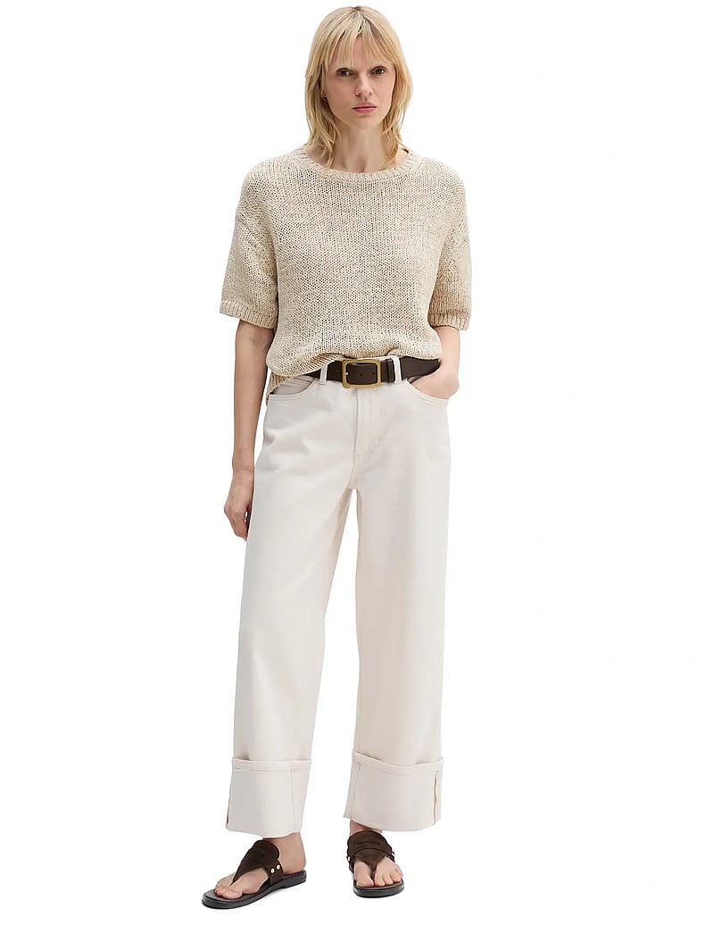 Marc O'Polo - PULLOVER SHORT SLEEVE - pullover - gray silk - 4