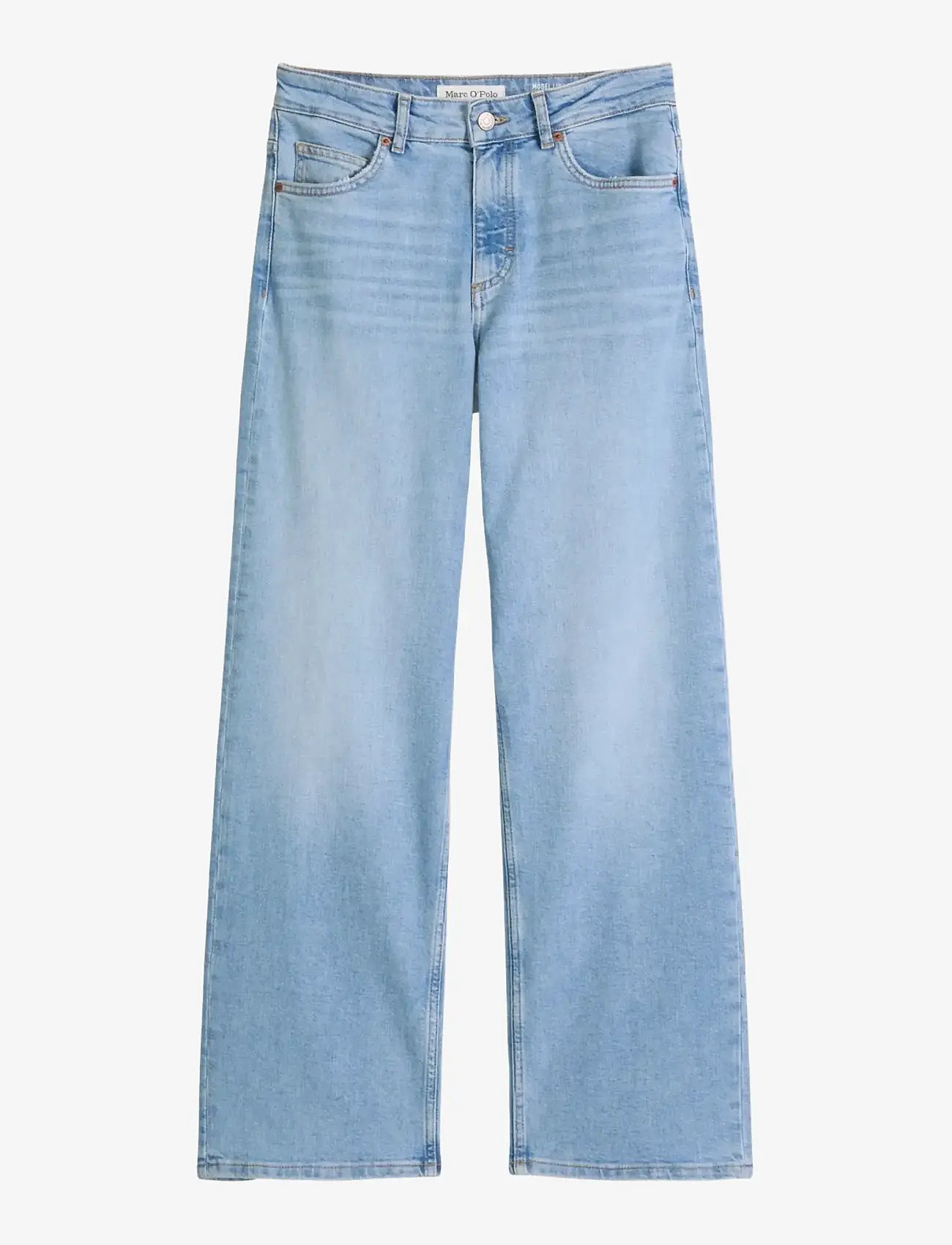 Marc O'Polo - DENIM TROUSERS - brede jeans - open end light blue wash - 0