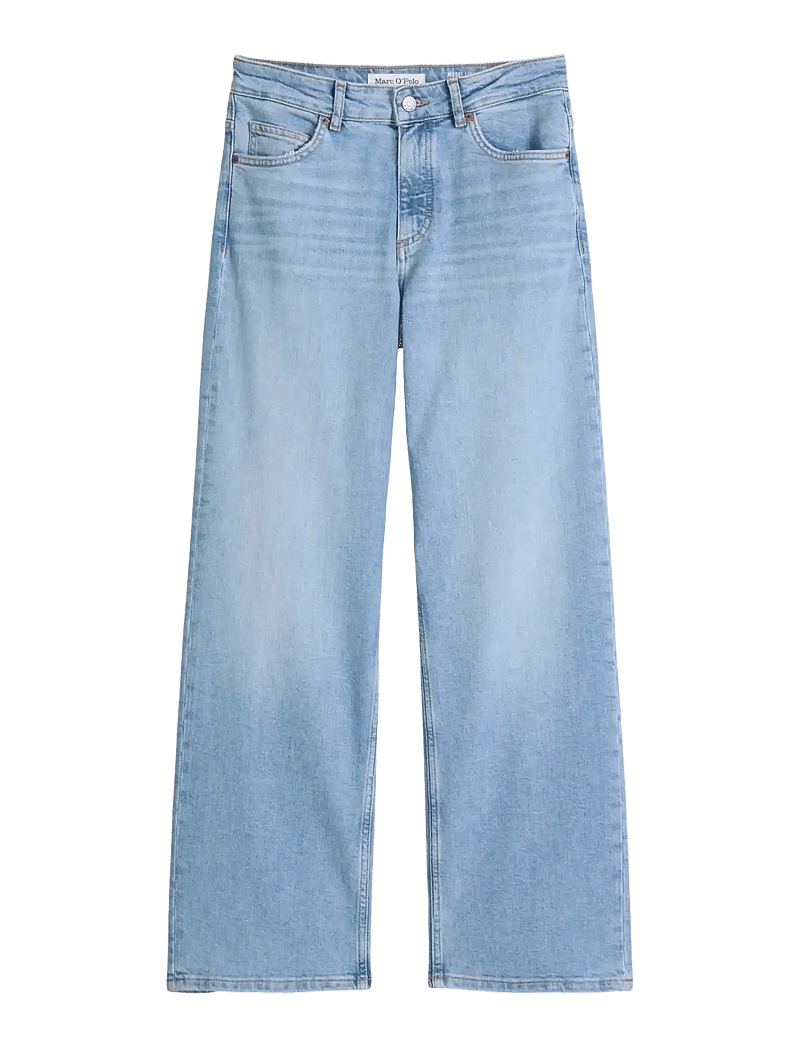 Marc O'Polo - DENIM TROUSERS - brede jeans - open end light blue wash - 0