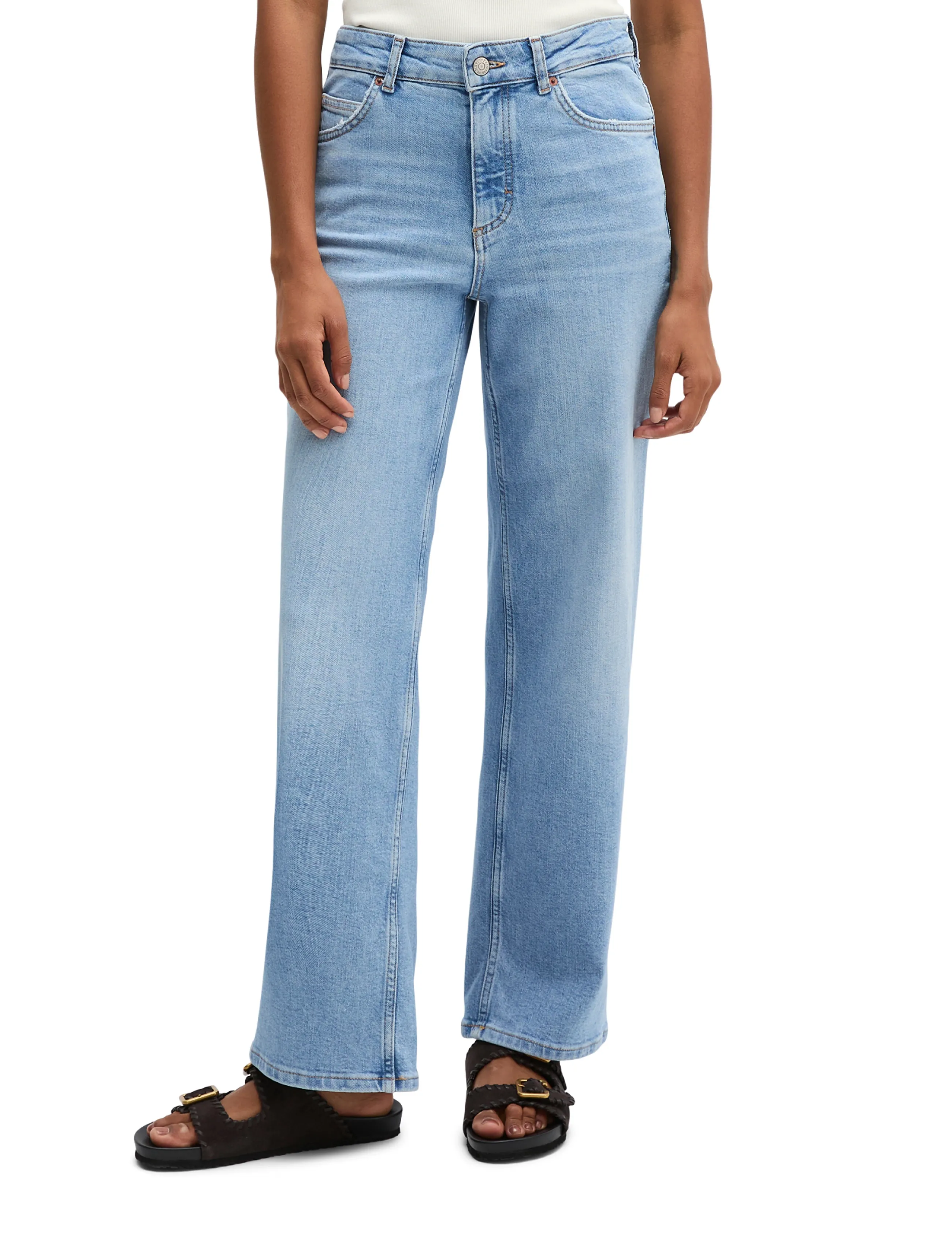 Marc O'Polo DENIM TROUSERS - Festival-Outfits - OPEN END LIGHT BLUE WASH / blue