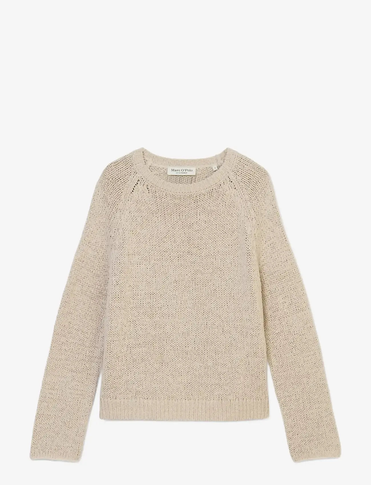 Marc O'Polo - PULLOVER LONG SLEEVE - striktrøjer - gray silk - 0