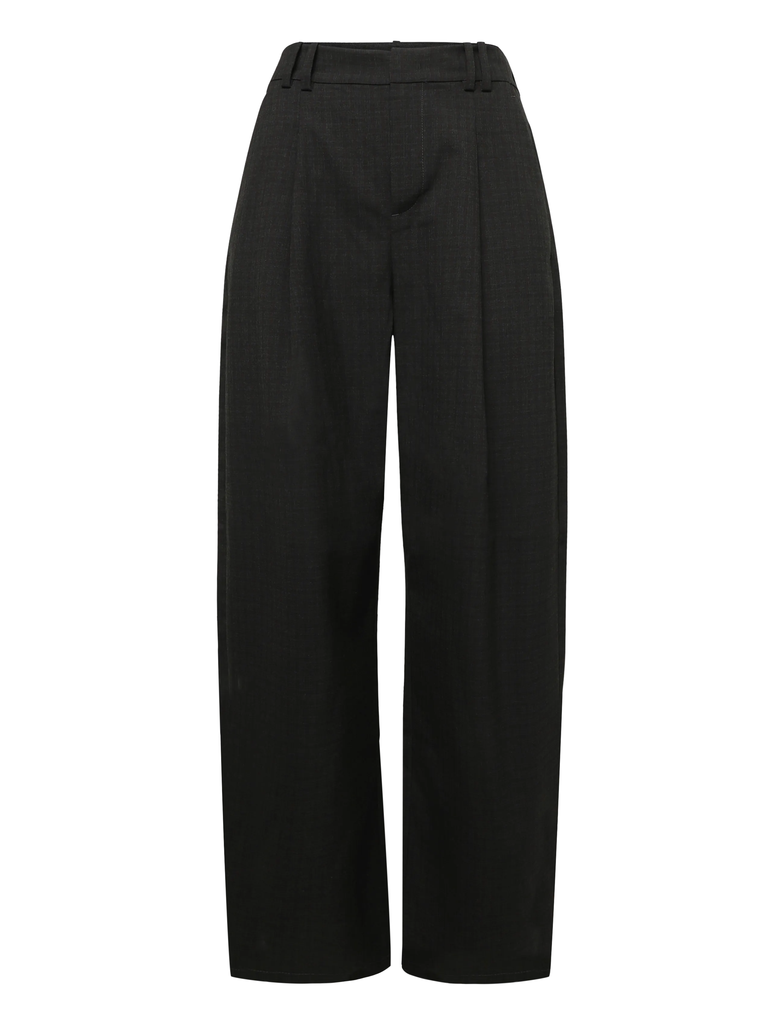 Marc O'Polo - Woven Pants - barrel-bukser - dark grey_multi_02 - 1