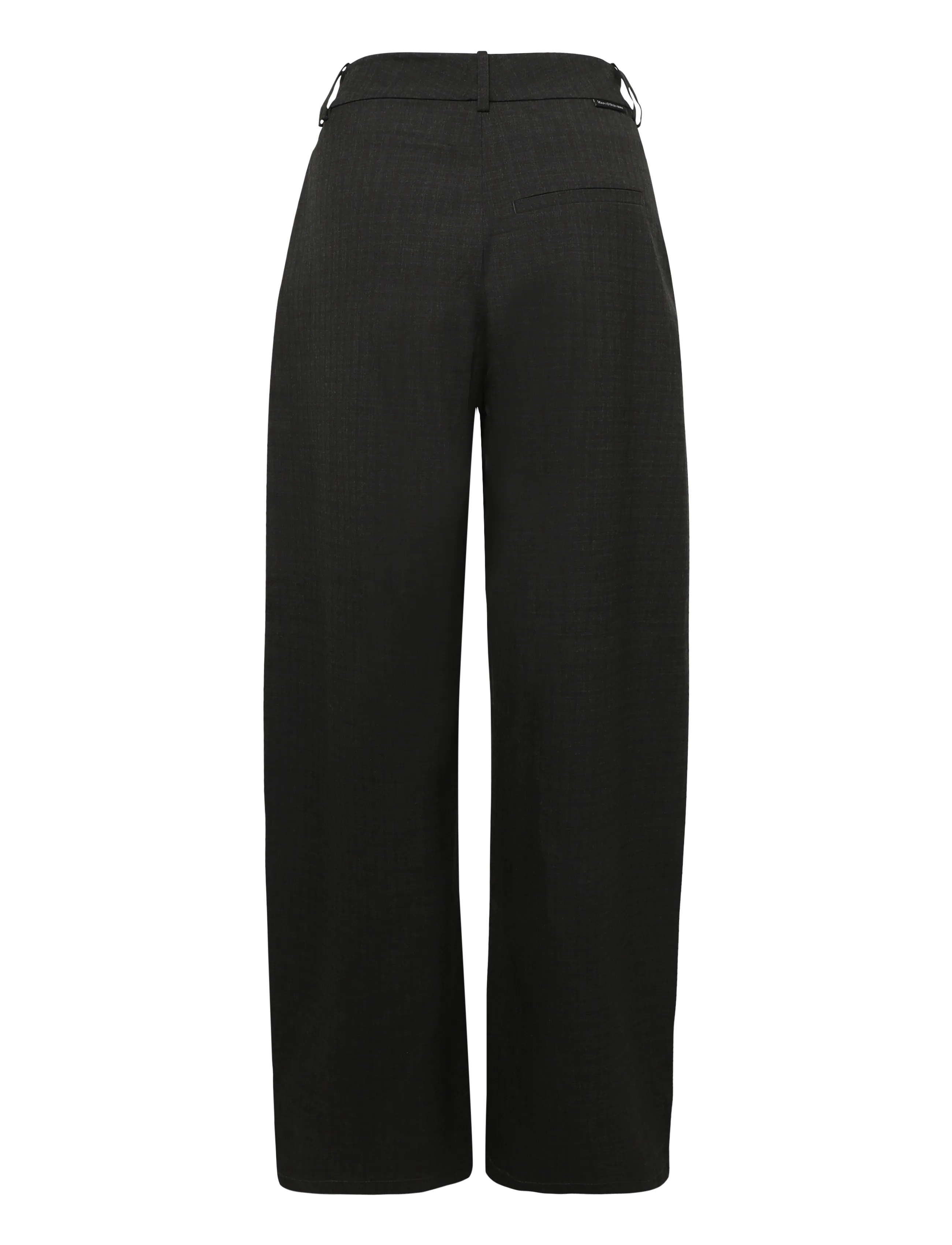 Marc O'Polo - Woven Pants - barrel-bukser - dark grey_multi_02 - 2