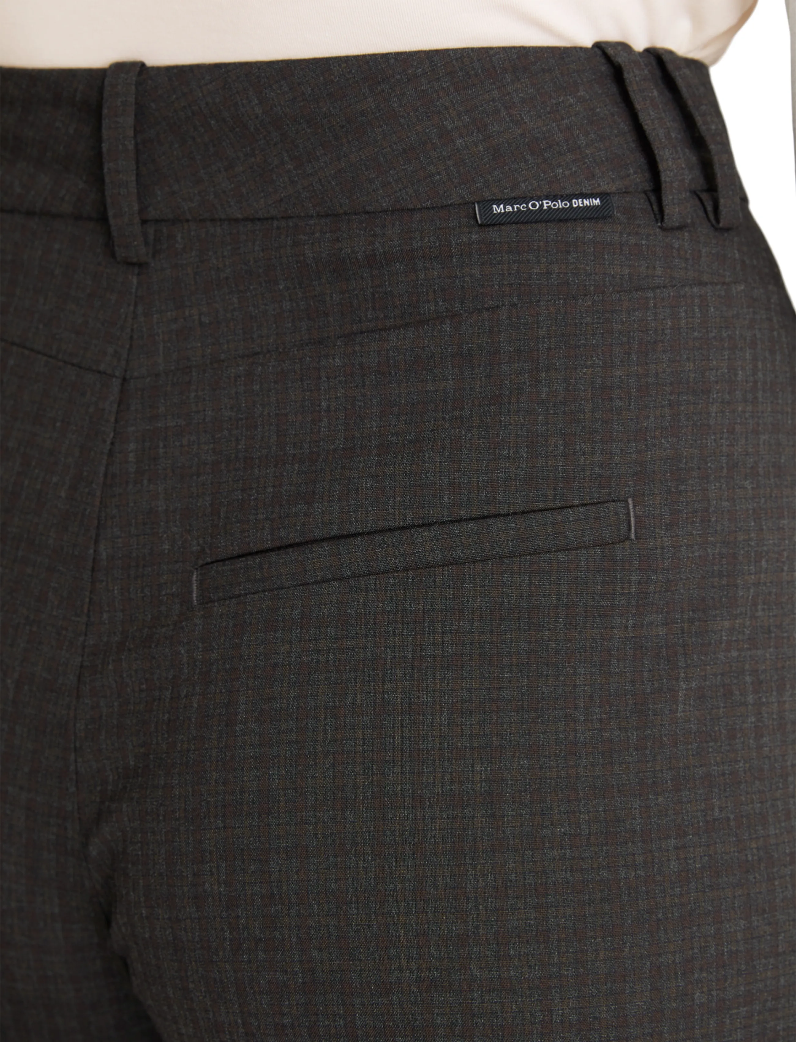 Marc O'Polo - Woven Pants - hosen mit geradem bein - dark grey_multi_02 - 5
