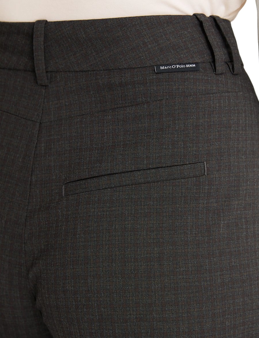 Marc O'Polo - Woven Pants - hosen mit geradem bein - dark grey_multi_02 - 5