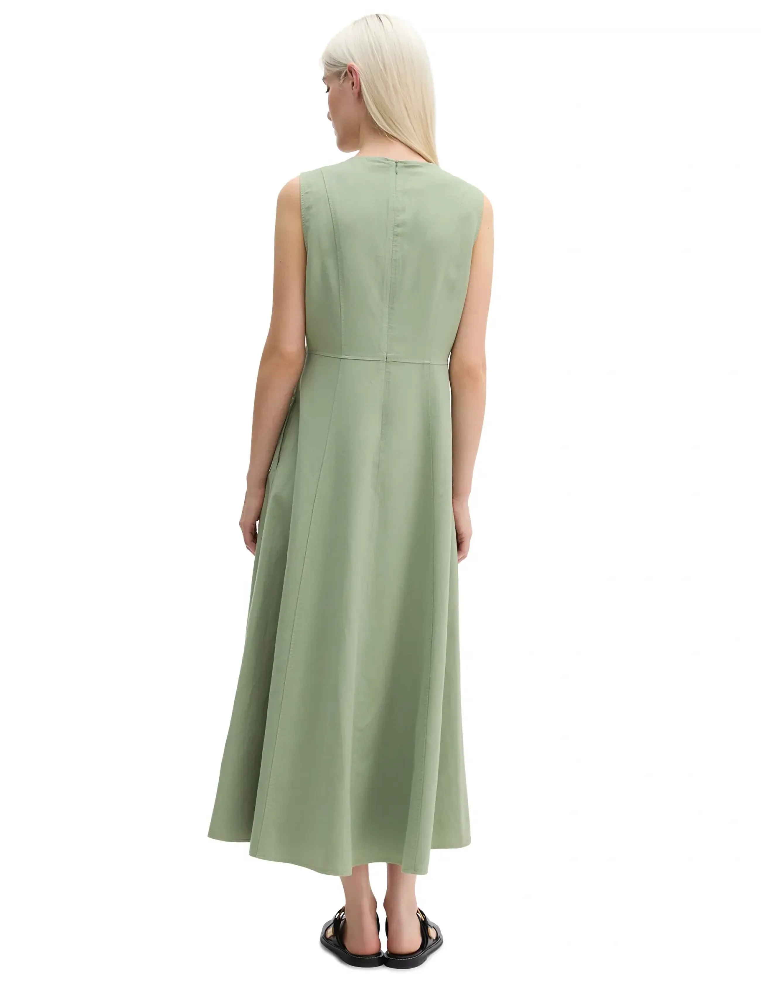 Marc O'Polo - WOVEN DRESSES - midikleider - fresh sage - 2