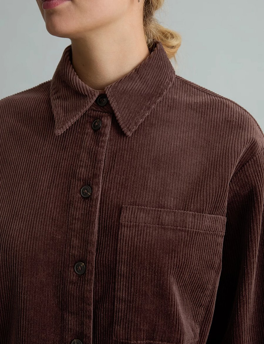 Marc O'Polo - Woven Blouses Longsleeve - langärmlige hemden - espresso brown - 3