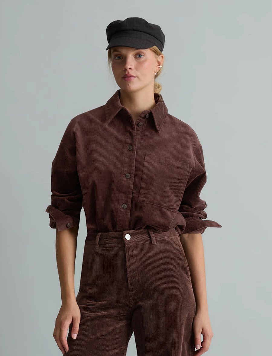 Marc O'Polo - Woven Blouses Longsleeve - langärmlige hemden - espresso brown - 5