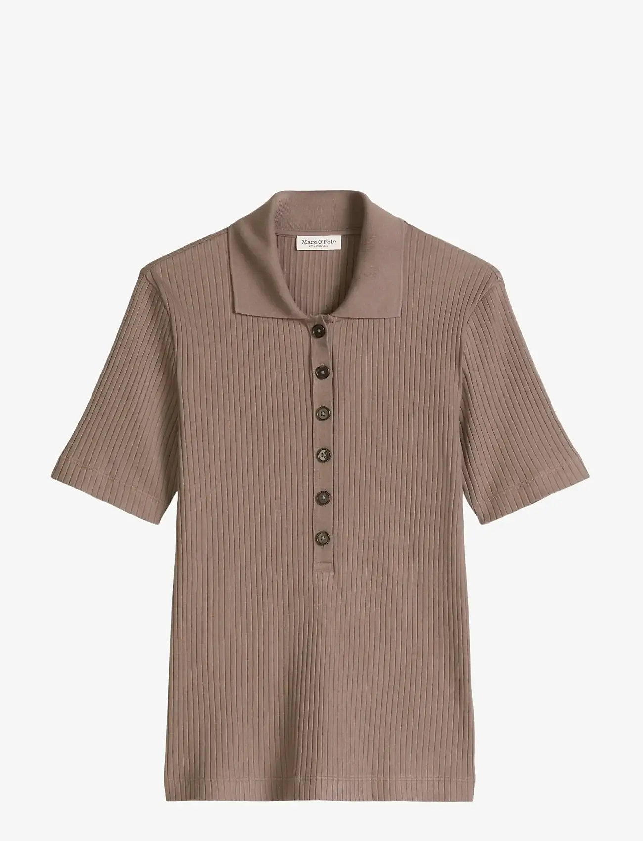 Marc O'Polo - POLOS SHORT SLEEVE - t-shirts - chalky brown - 1