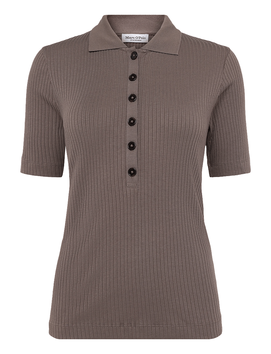 Marc O'Polo - POLOS SHORT SLEEVE - t-shirts - chalky brown - 1