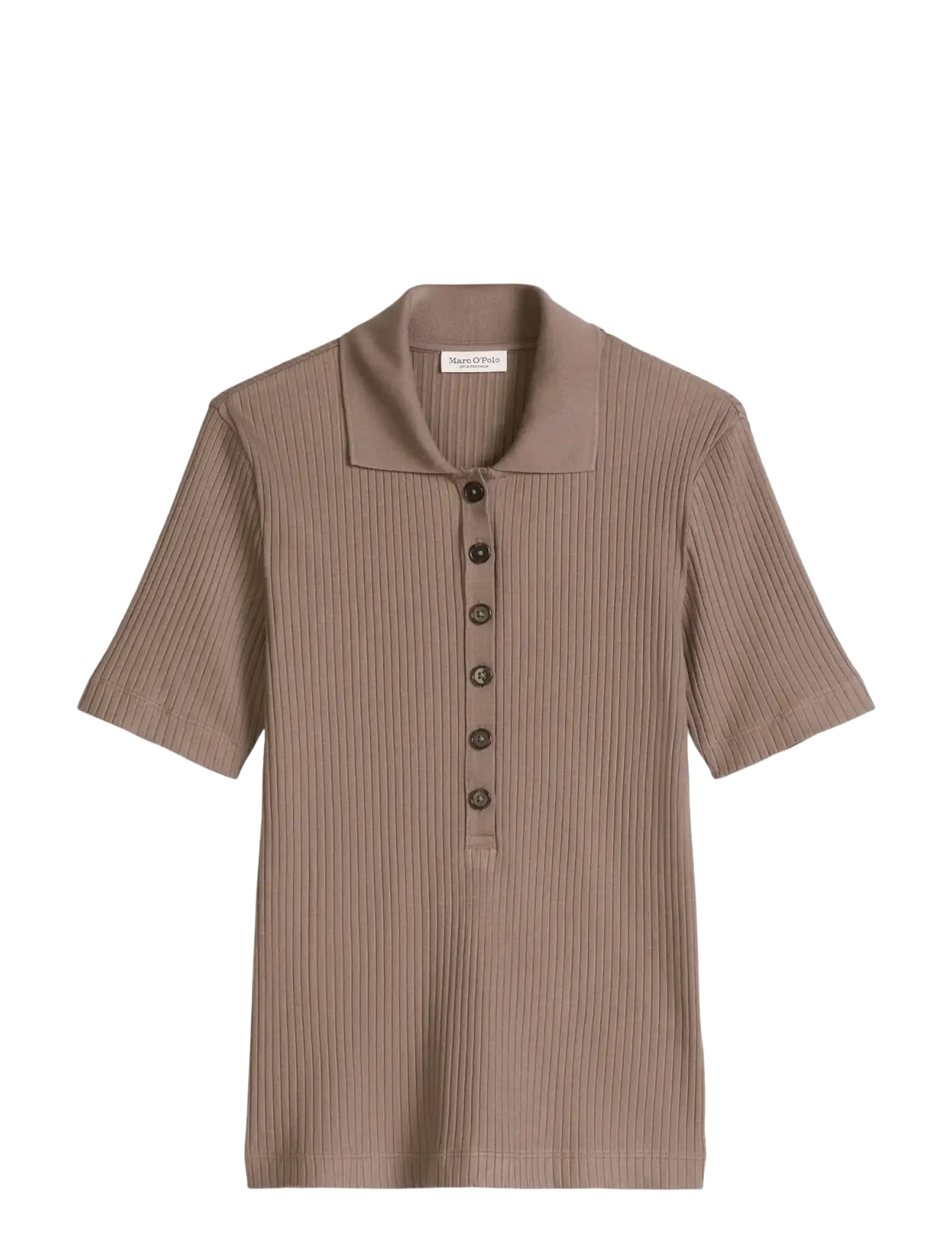 Marc O'Polo POLOS SHORT SLEEVE - Riided - CHALKY BROWN / brown