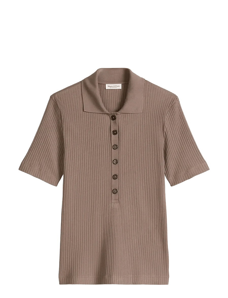 Marc O'Polo - POLOS SHORT SLEEVE - t-shirts - chalky brown - 1