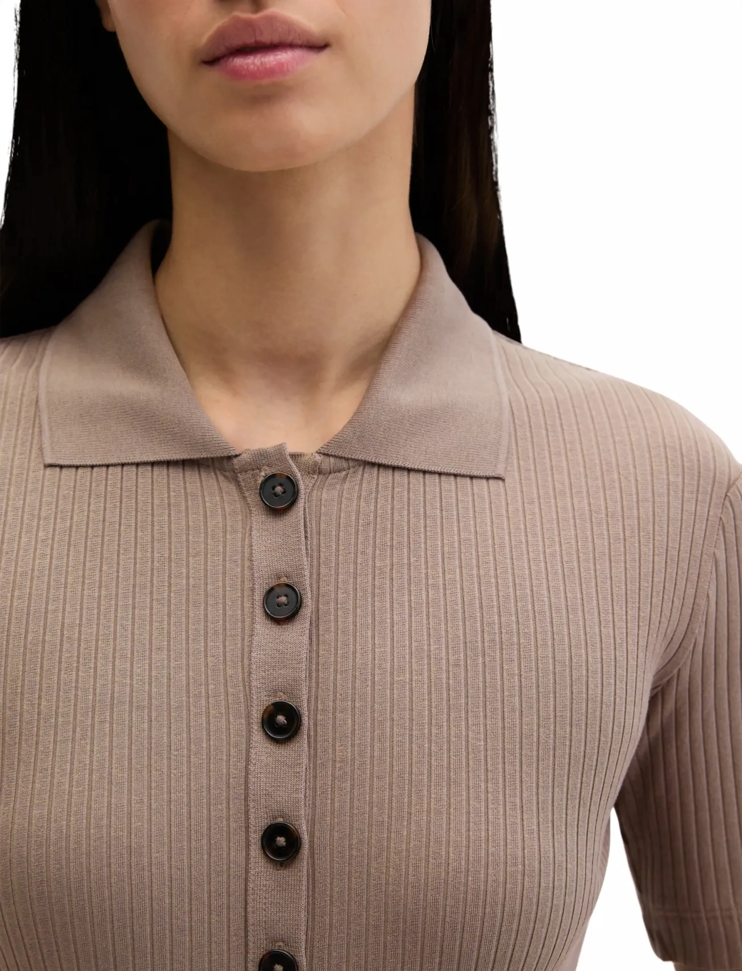 Marc O'Polo - POLOS SHORT SLEEVE - t-shirts - chalky brown - 4