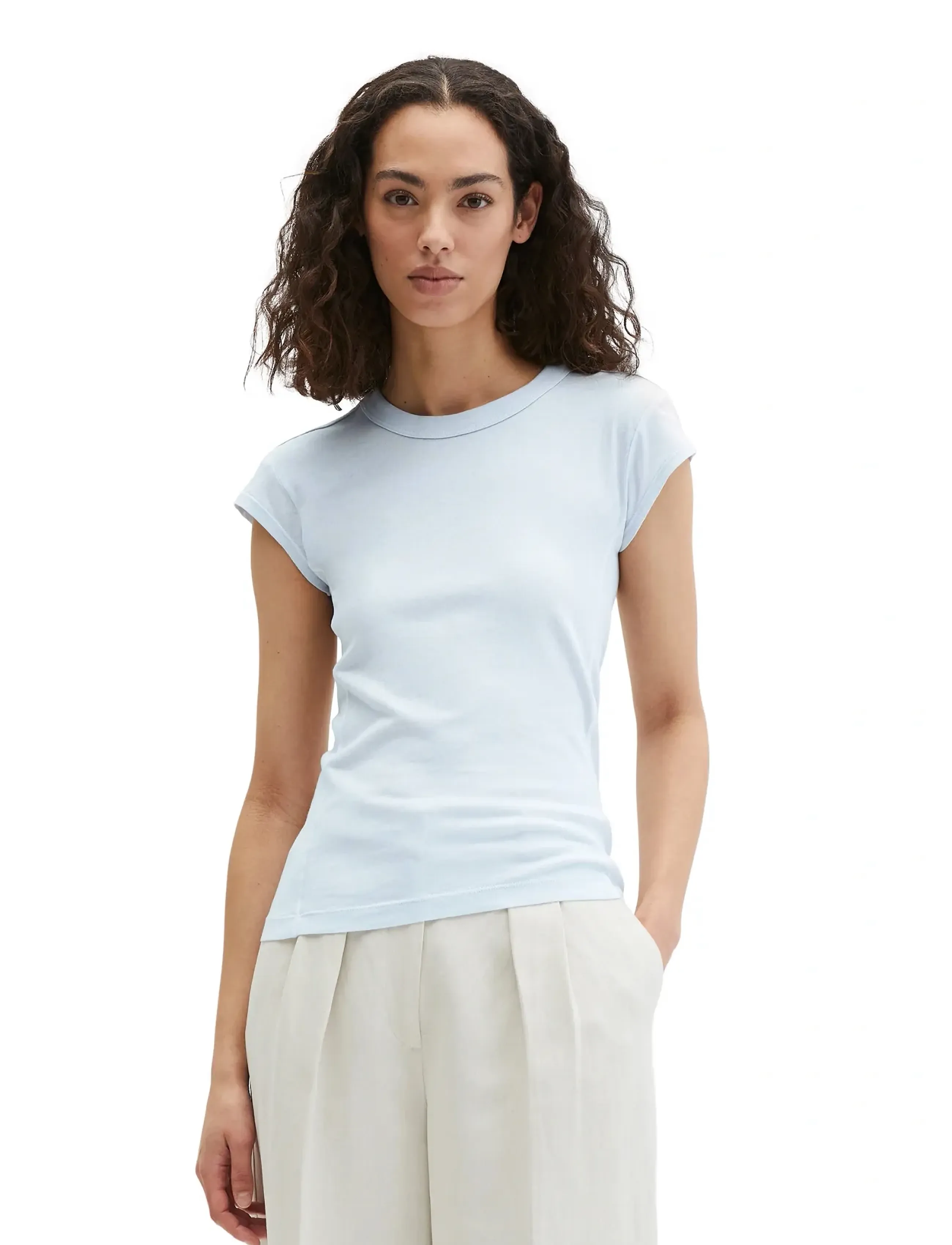 Marc O'Polo T-Shirts Short Sleeve, S, T-shirts & Oberteile, Blau - Short-sleeved, Frauen