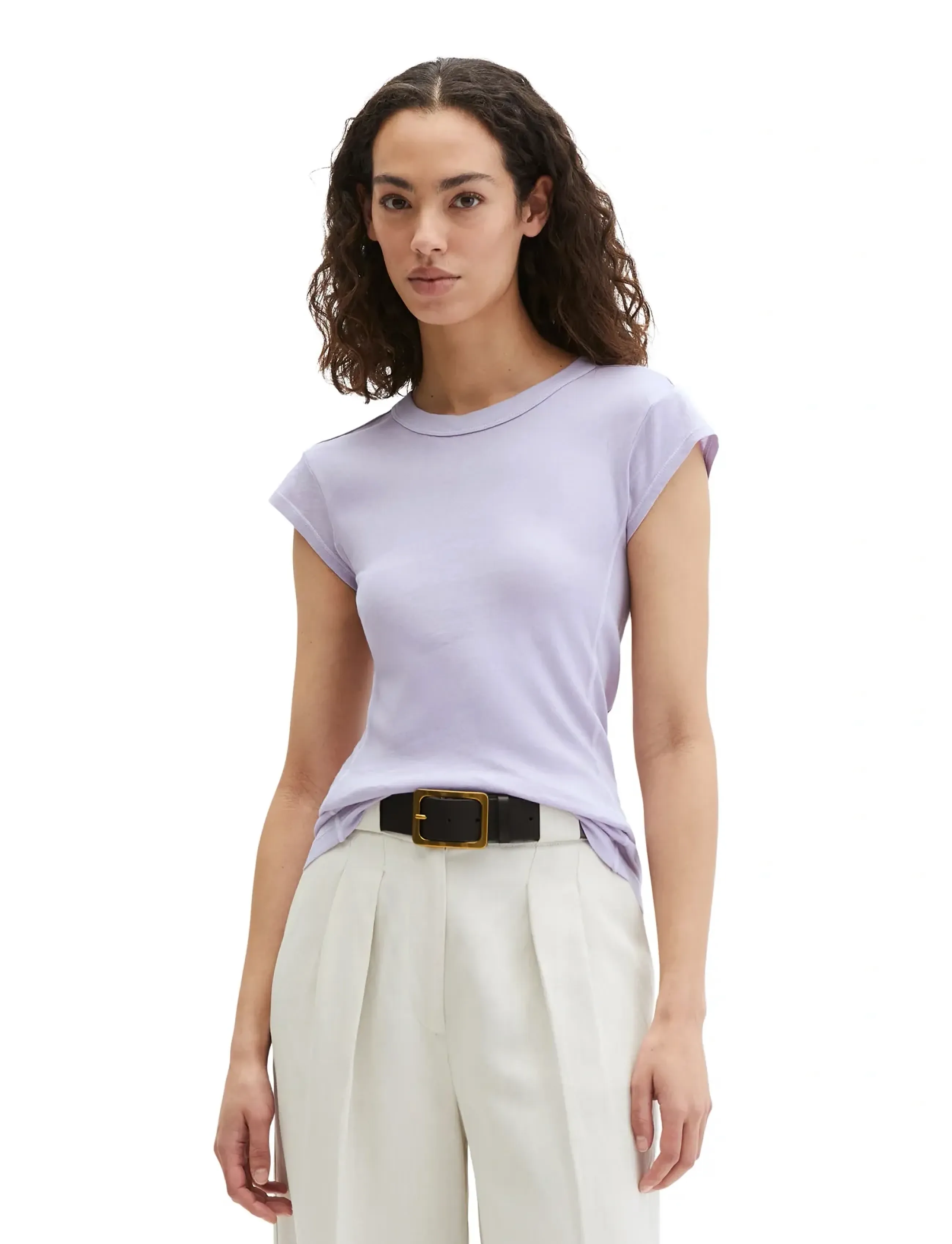 Marc O'Polo T-Shirts Short Sleeve, XS, T-shirts & Oberteile, Lila - Short-sleeved, Frauen