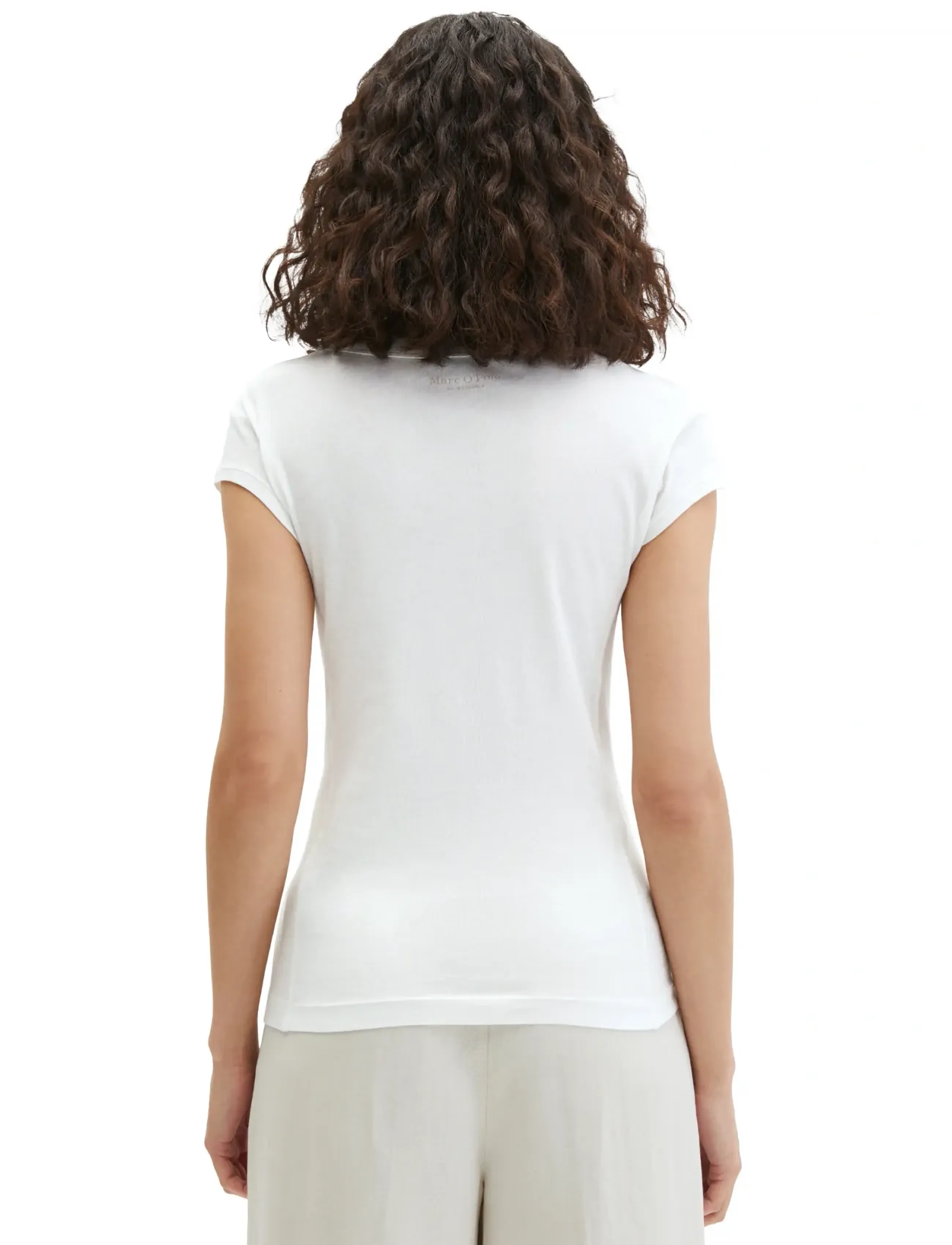 Marc O'Polo - T-SHIRTS SHORT SLEEVE - t-särgid - grey white - 2