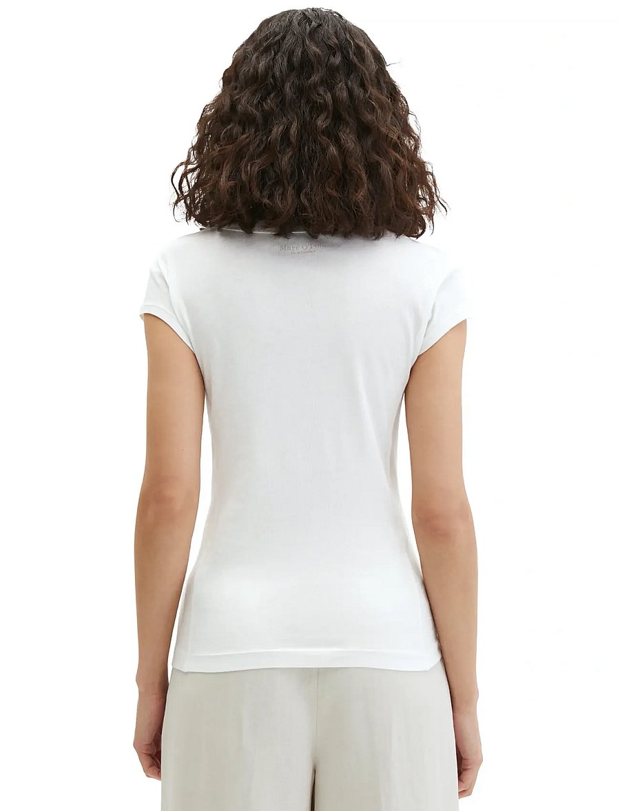 Marc O'Polo - T-SHIRTS SHORT SLEEVE - t-särgid - grey white - 2
