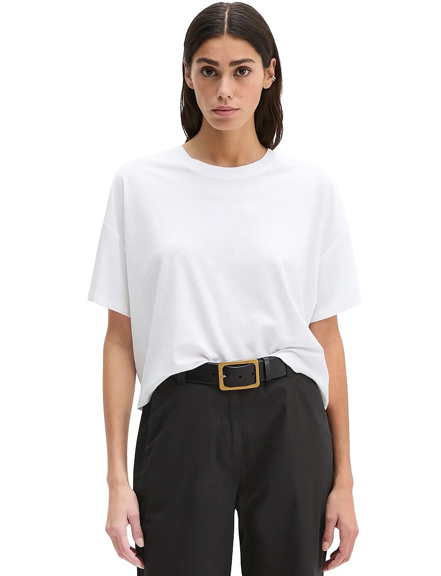 Marc O'Polo - T-SHIRTS SHORT SLEEVE - t-shirts - white - 0