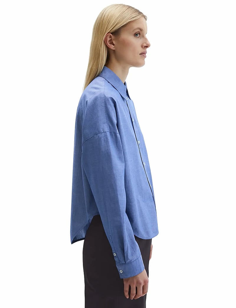 Marc O'Polo - SHIRTS/BLOUSES LONG SLEEVE - long-sleeved shirts - mid blue chambray - 3