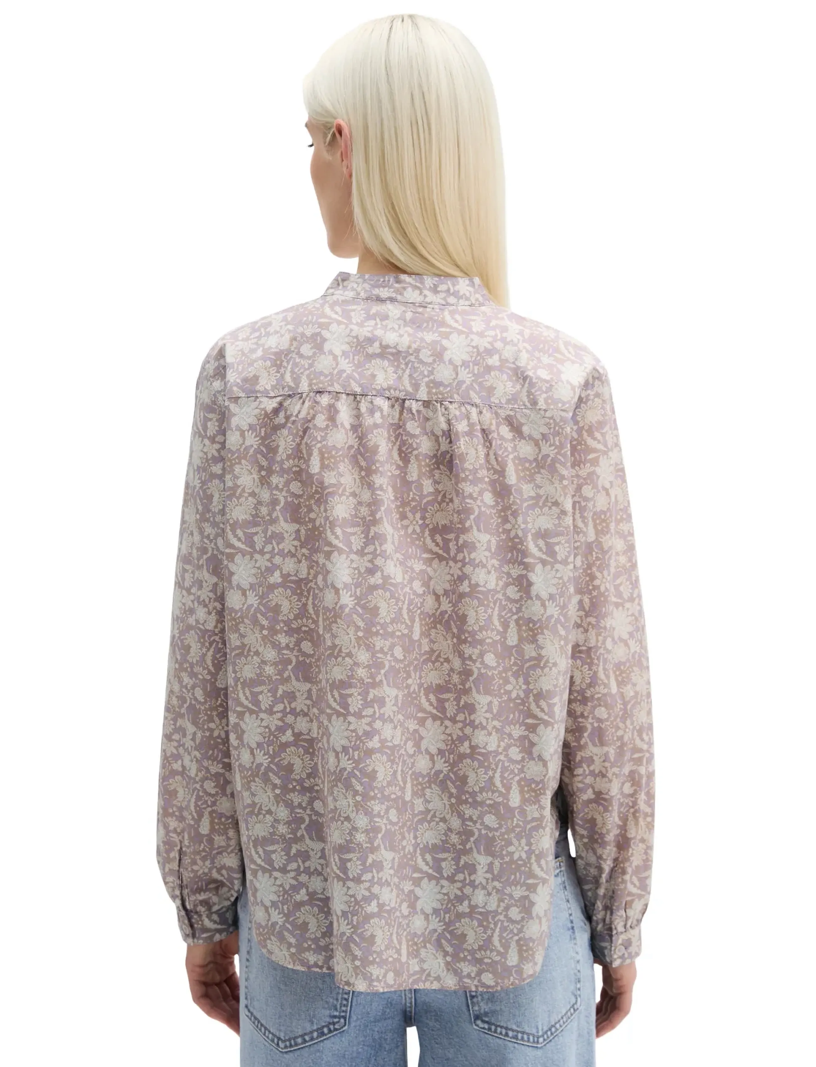 Marc O'Polo - SHIRTS/BLOUSES LONG SLEEVE - pikkade varrukatega pluusid - multi/ dusty lavender - 2
