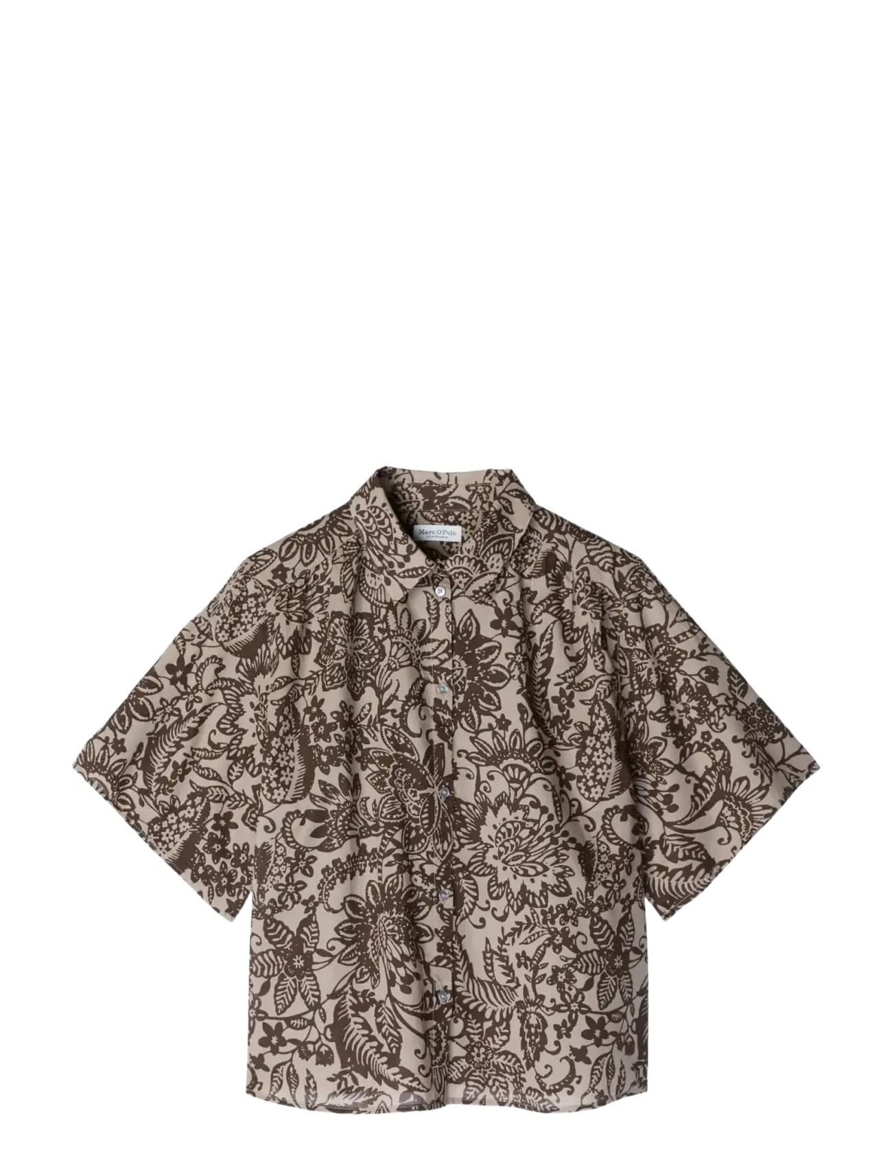 MARC O'POLO Hemden/Blusen Kurz Sleeve Braun - 34 - Damen
