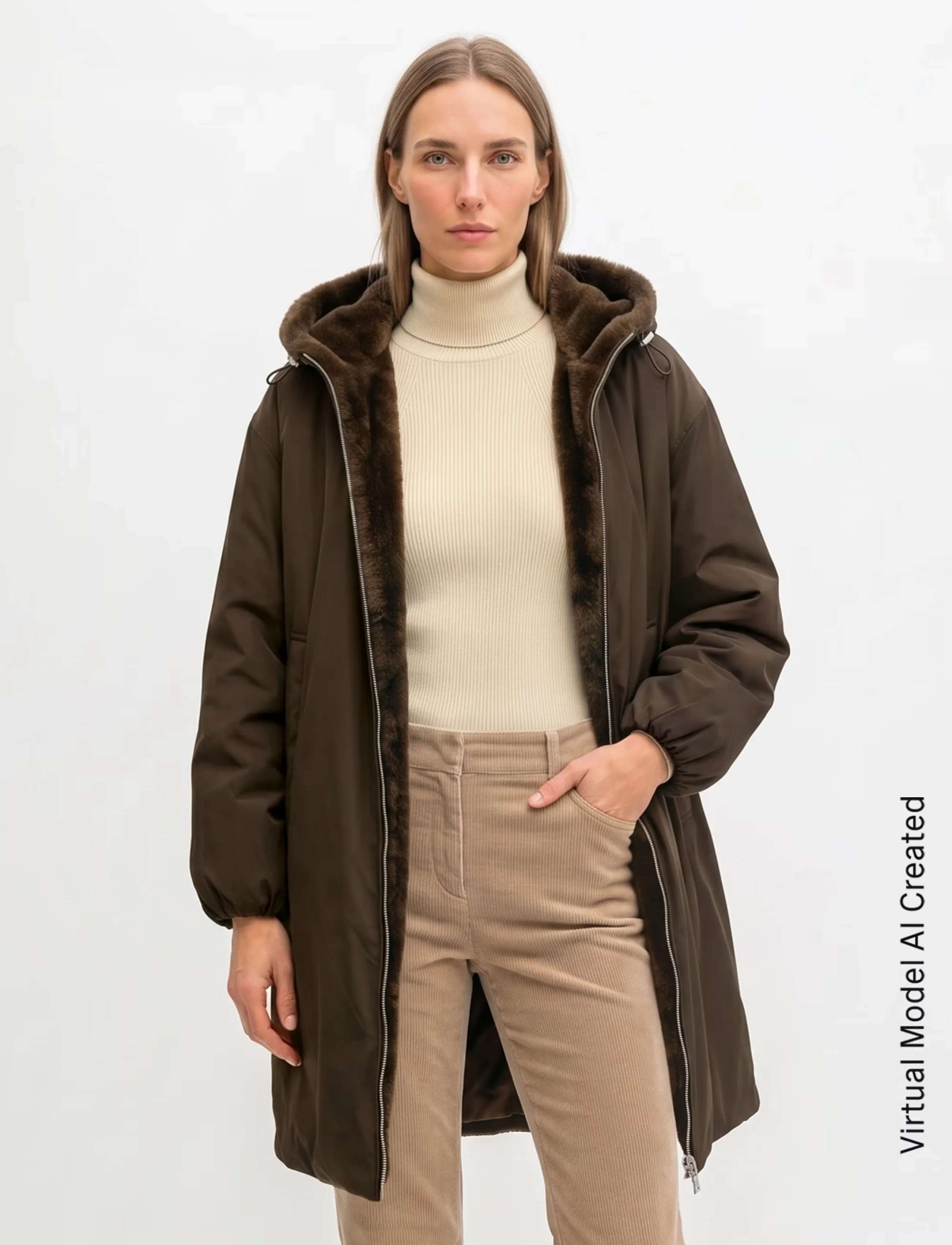 Marc O'Polo - Woven Outdoor Coats - parka coats - burnt coffee - 0