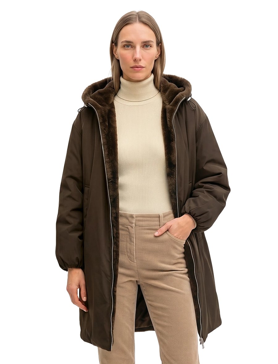 Marc O'Polo - Woven Outdoor Coats - parka yfirhafnir - burnt coffee - 0
