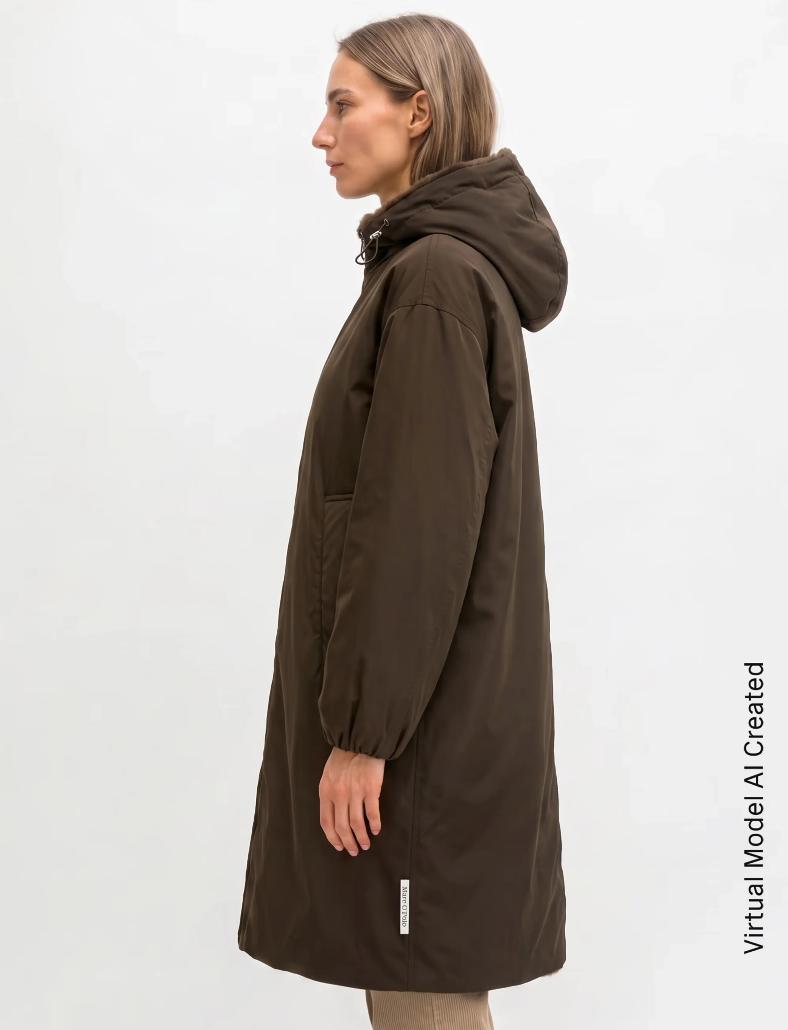 Marc O'Polo - Woven Outdoor Coats - parka coats - burnt coffee - 4